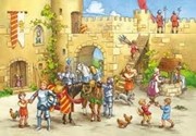 Bild von Puzzle 2 x 20 T. Bei den Rittern
