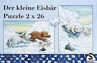 Bild von Puzzle 2x26 Kleiner Eisbär