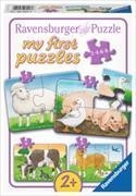 Bild von Puzzle Liebenswerte Bauernhoftiere 4 Mot