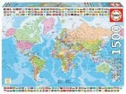 Bild von Puzzle 1500 Teile Political Worldmap