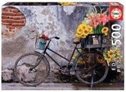 Bild von Puzzle 500 Bicycle with Flowers