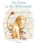 Bild von Ein Löwe in der Bibliothek