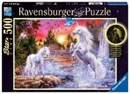 Bild von Ravensburger Puzzle 14873 - Einhörner am Fluss - 500 Teile Puzzle für Erwachsene und Kinder ab 10 Jahren, Leuchtpuzzle mit Einhörnern, Leuchtet im Dunkeln