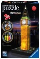 Bild von Ravensburger 3D Puzzle 12588 - Big Ben Night Edition - Das Wahrzeichen aus London, offiziell Elizabeth Tower, als LED beleuchtetes Bauwerk - für Modellbau und Puzzle Fans ab 8 Jahren
