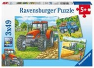 Bild von Ravensburger Kinderpuzzle - 09388 Große Landmaschinen - Puzzle für Kinder ab 5 Jahren, mit 3x49 Teilen