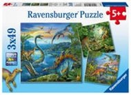 Bild von Ravensburger Kinderpuzzle - 09317 Faszination Dinosaurier - Puzzle für Kinder ab 5 Jahren, mit 3x49 Teilen