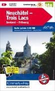 Bild von Neuchâtel Trois Lacs Nr. 08 Velokarte 1:60 000. 1:60'000 von Hallwag Kümmerly+Frey AG (Hrsg.)