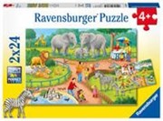 Bild von Ravensburger Kinderpuzzle - 07813 Ein Tag im Zoo - Puzzle für Kinder ab 4 Jahren, mit 2x24 Teilen