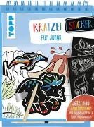 Bild von Kratzel-Stickerbuch für Jungs von frechverlag