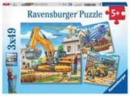 Bild von Ravensburger Kinderpuzzle - 09226 Große Baufahrzeuge - Puzzle für Kinder ab 5 Jahren, mit 3x49 Teilen